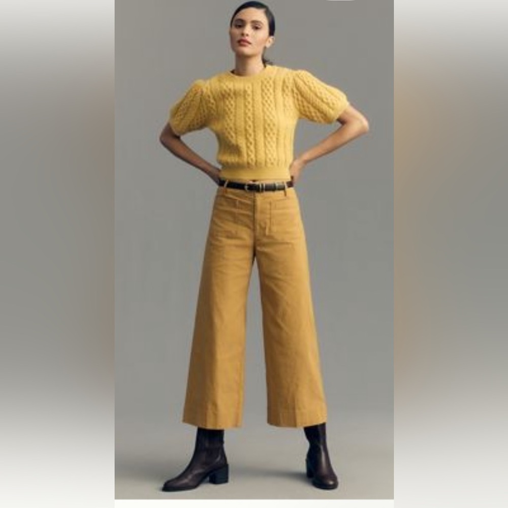 The Colette Magic Fabric Crop Wide-Leg
Pants by Maeve 31 P